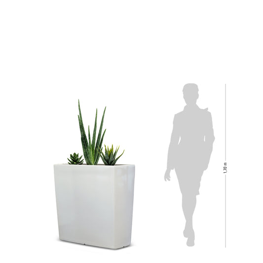 TREVIA 900 K Pflanzkübel, weiß