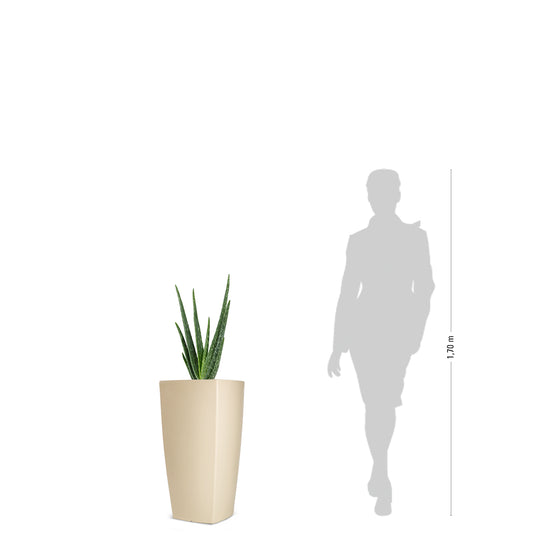 TREVIA V Pflanzkübel, clay