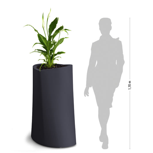 VARIA Pflanzkübel, anthrazit
