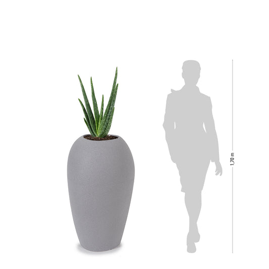 STORUS V Pflanzgefäß, granit dunkel