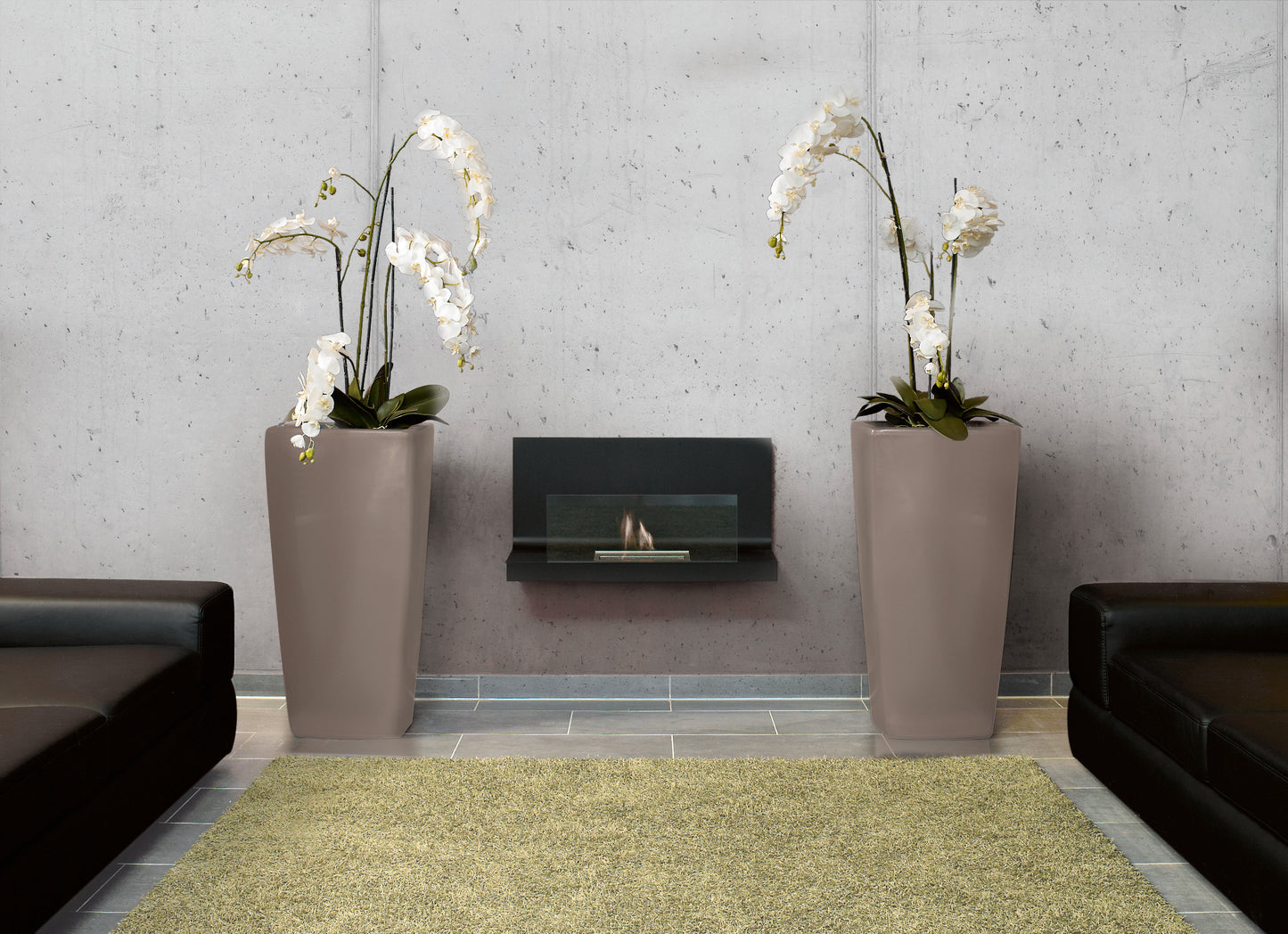 TREVIA III Pflanzkübel, clay